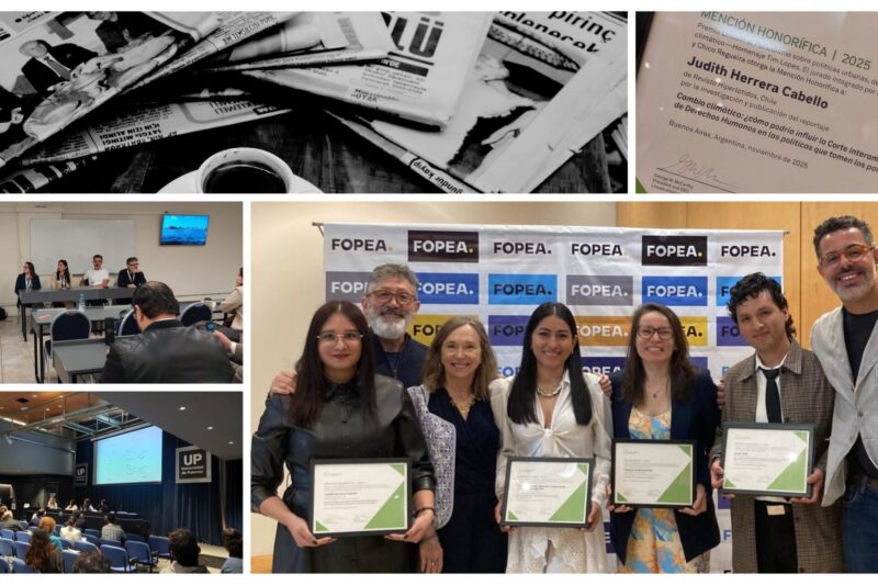 Reportaje de Hiperlatidos sobre cambio climático recibió Mención Honorífica en el Premio Lincoln 2025